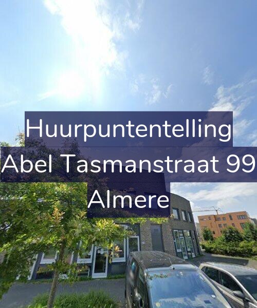Foto gevel Huurpuntentelling voor Abel Tasmanstraat 99, Almere
