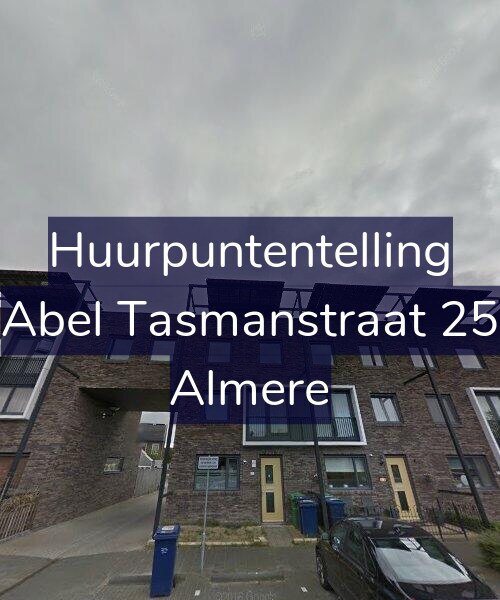 Foto gevel Huurpuntentelling voor Abel Tasmanstraat 25, Almere