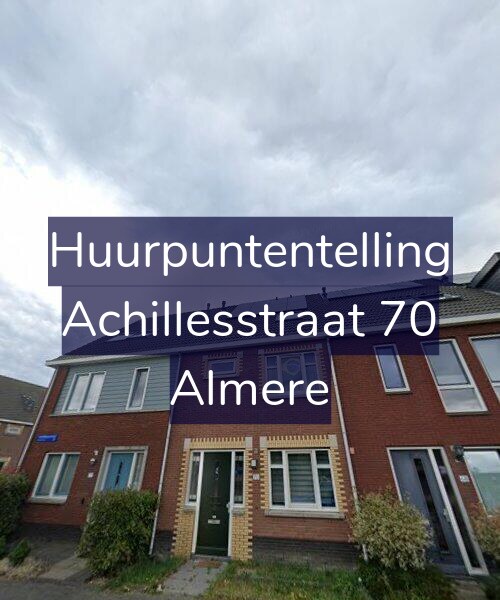 Foto gevel Huurpuntentelling voor Achillesstraat 70, Almere