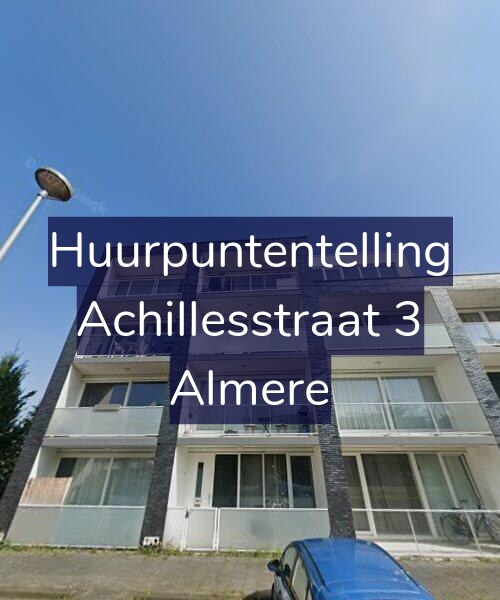 Foto gevel Huurpuntentelling voor Achillesstraat 3, Almere