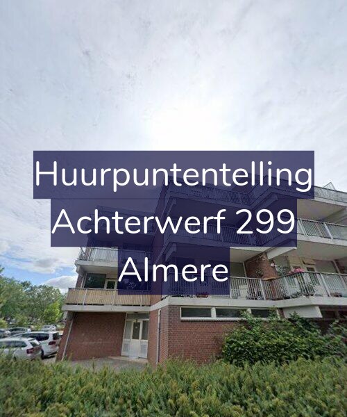 Foto gevel Huurpuntentelling voor Achterwerf 299, Almere