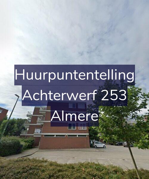 Foto gevel Huurpuntentelling voor Achterwerf 253, Almere