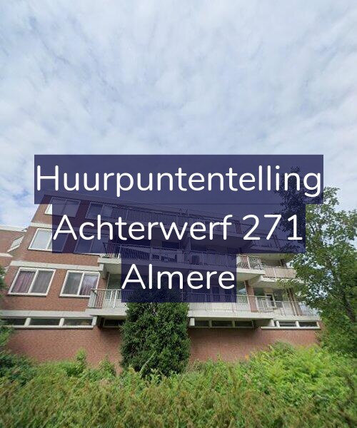 Foto gevel Huurpuntentelling voor Achterwerf 271, Almere