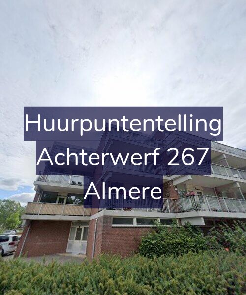 Foto gevel Huurpuntentelling voor Achterwerf 267, Almere