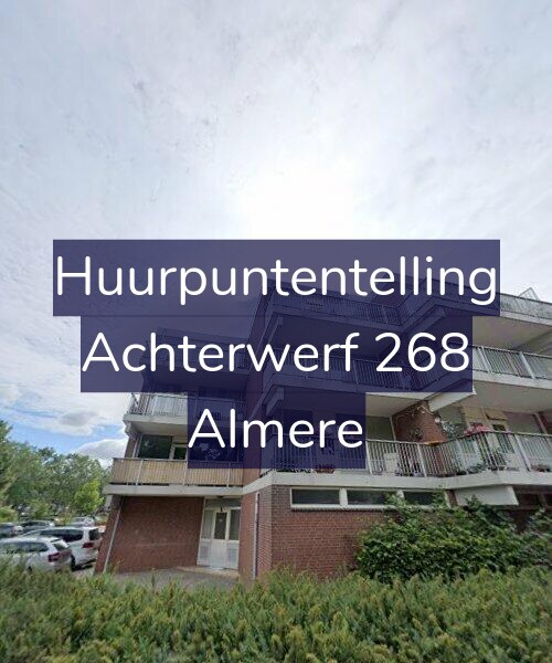 Foto gevel Huurpuntentelling voor Achterwerf 268, Almere