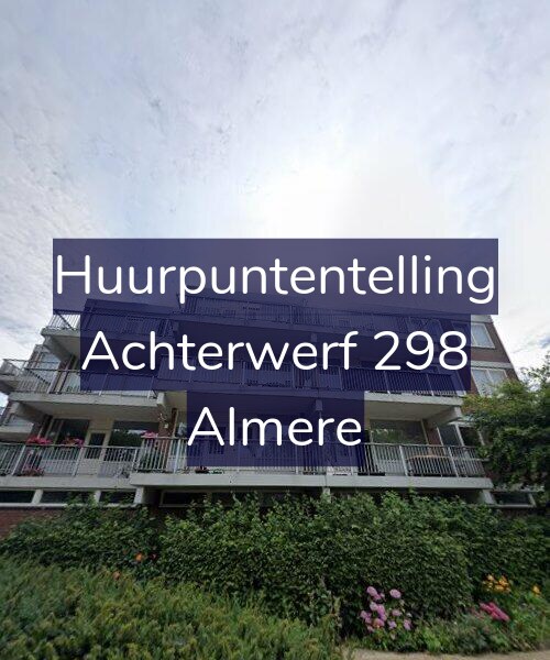 Foto gevel Huurpuntentelling voor Achterwerf 298, Almere