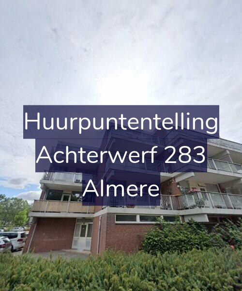 Foto gevel Huurpuntentelling voor Achterwerf 283, Almere