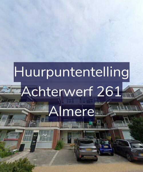 Foto gevel Huurpuntentelling voor Achterwerf 261, Almere