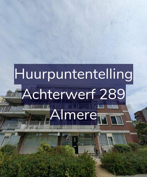 Foto gevel Huurpuntentelling voor Achterwerf 289, Almere