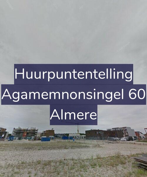 Foto gevel Huurpuntentelling voor Agamemnonsingel 60, Almere