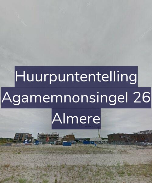 Foto gevel Huurpuntentelling voor Agamemnonsingel 26, Almere