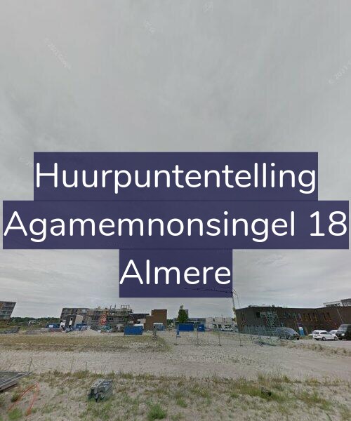 Foto gevel Huurpuntentelling voor Agamemnonsingel 18, Almere