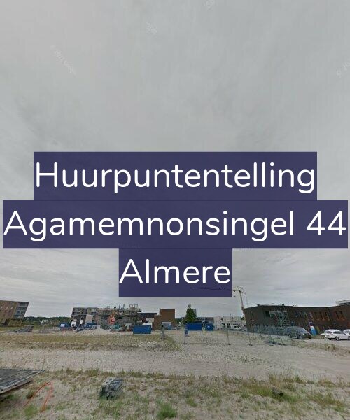 Foto gevel Huurpuntentelling voor Agamemnonsingel 44, Almere