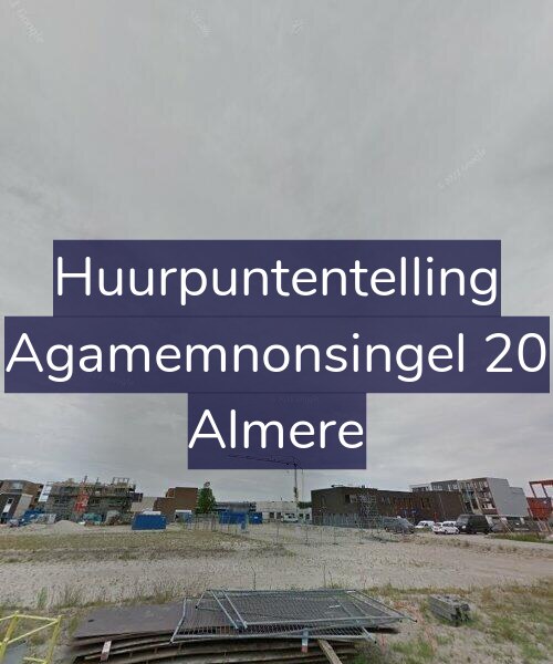 Foto gevel Huurpuntentelling voor Agamemnonsingel 20, Almere