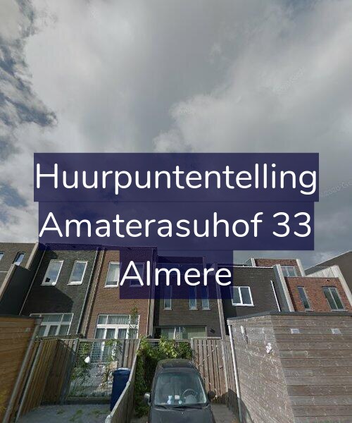 Foto gevel Huurpuntentelling voor Amaterasuhof 33, Almere