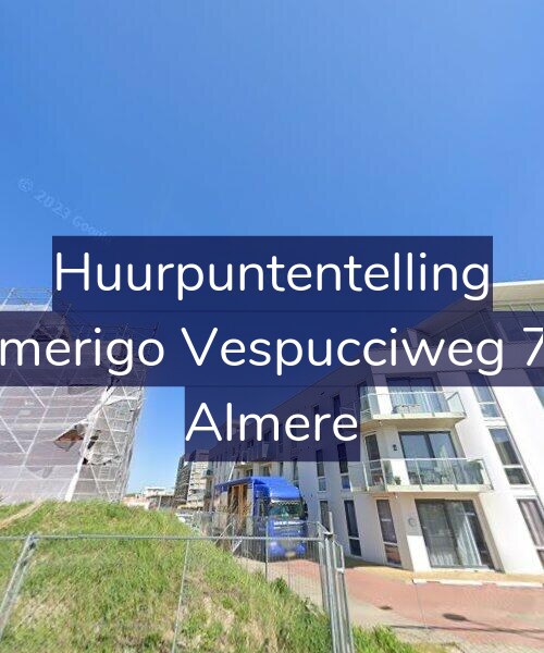 Foto gevel Huurpuntentelling voor Amerigo Vespucciweg 78, Almere
