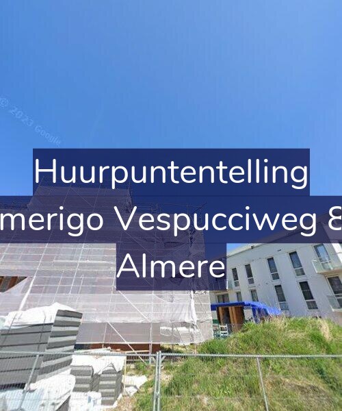 Foto gevel Huurpuntentelling voor Amerigo Vespucciweg 82, Almere