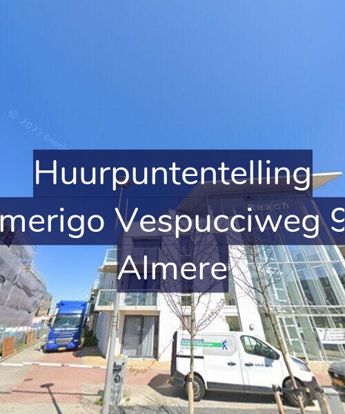 Foto gevel Huurpuntentelling voor Amerigo Vespucciweg 90, Almere