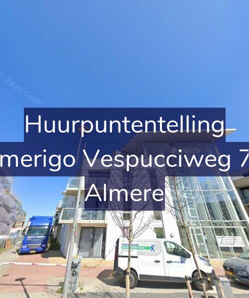 Foto gevel Huurpuntentelling voor Amerigo Vespucciweg 74, Almere