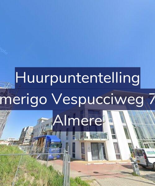 Foto gevel Huurpuntentelling voor Amerigo Vespucciweg 72, Almere