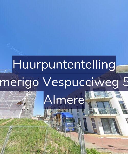 Foto gevel Huurpuntentelling voor Amerigo Vespucciweg 54, Almere