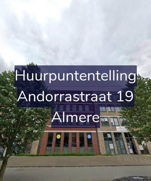 Foto gevel Huurpuntentelling voor Andorrastraat 19, Almere