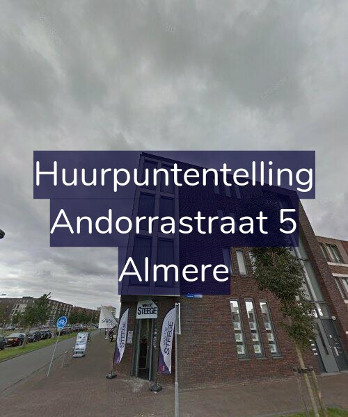 Foto gevel Huurpuntentelling voor Andorrastraat 5, Almere