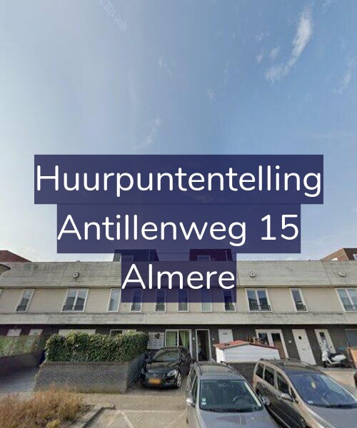 Foto gevel Huurpuntentelling voor Antillenweg 15, Almere