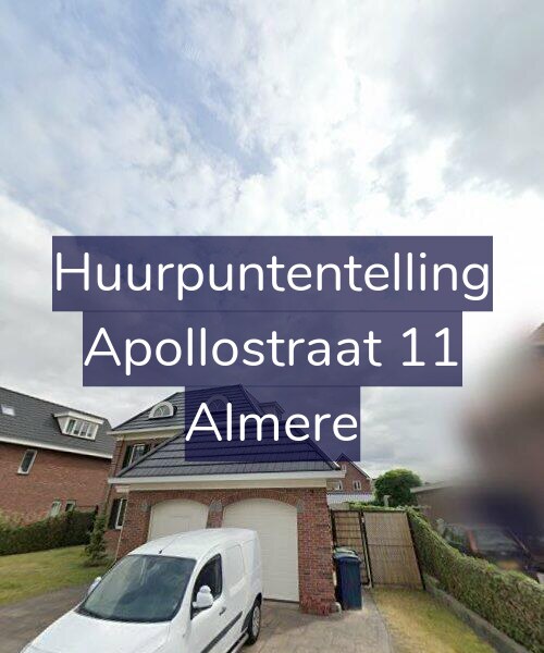 Foto gevel Huurpuntentelling voor Apollostraat 11, Almere