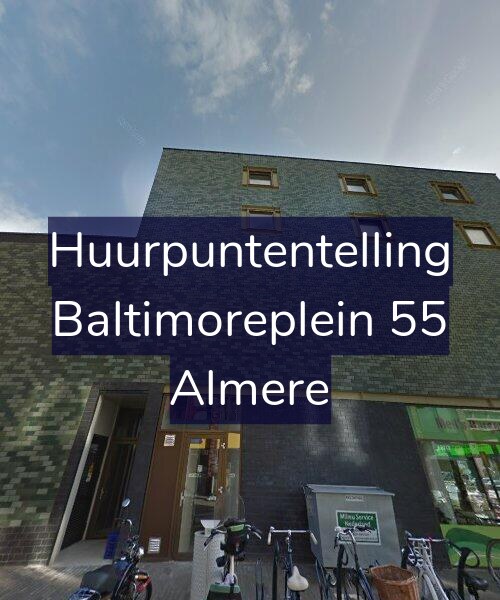Foto gevel Huurpuntentelling voor Baltimoreplein 55, Almere