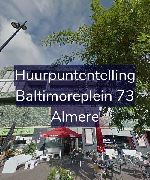 Foto gevel Huurpuntentelling voor Baltimoreplein 73, Almere