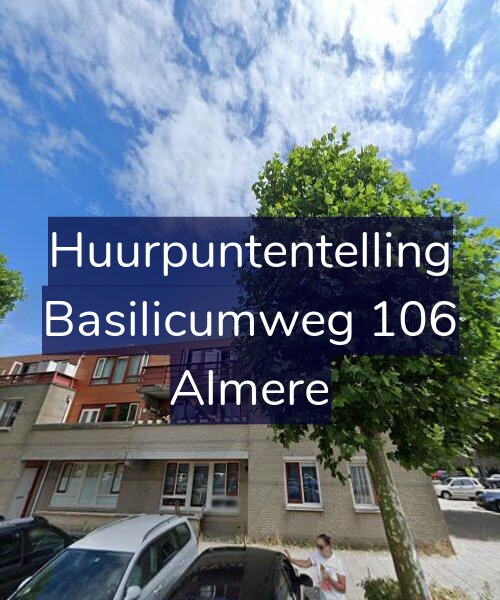Foto gevel Huurpuntentelling voor Basilicumweg 106, Almere