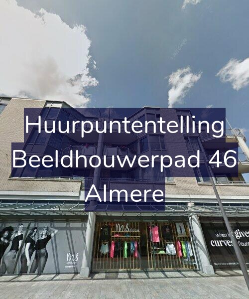 Foto gevel Huurpuntentelling voor Beeldhouwerpad 46, Almere