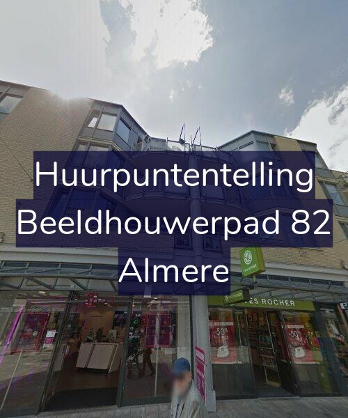 Foto gevel Huurpuntentelling voor Beeldhouwerpad 82, Almere
