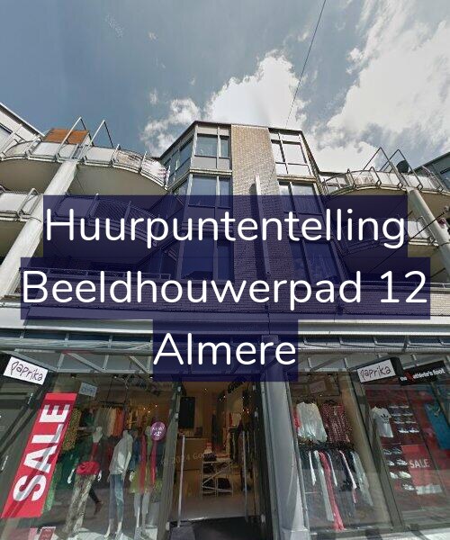 Foto gevel Huurpuntentelling voor Beeldhouwerpad 12, Almere