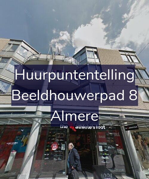 Foto gevel Huurpuntentelling voor Beeldhouwerpad 8, Almere