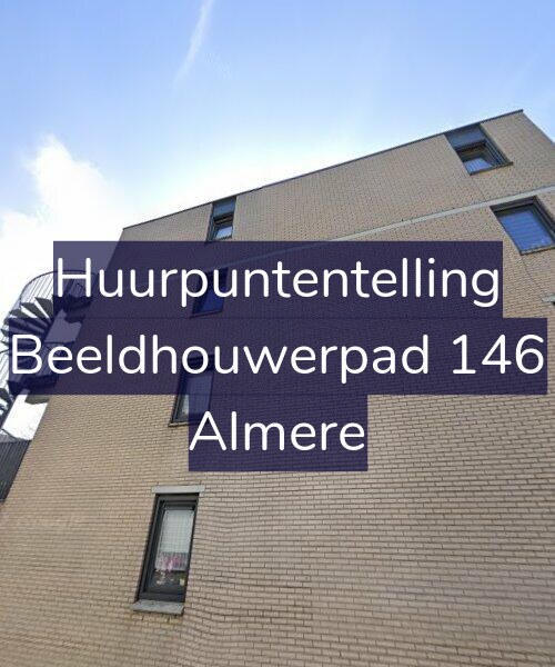 Foto gevel Huurpuntentelling voor Beeldhouwerpad 146, Almere