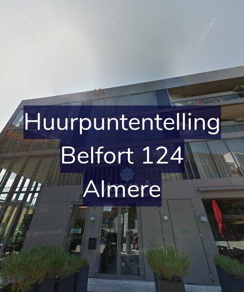 Foto gevel Huurpuntentelling voor Belfort 124, Almere