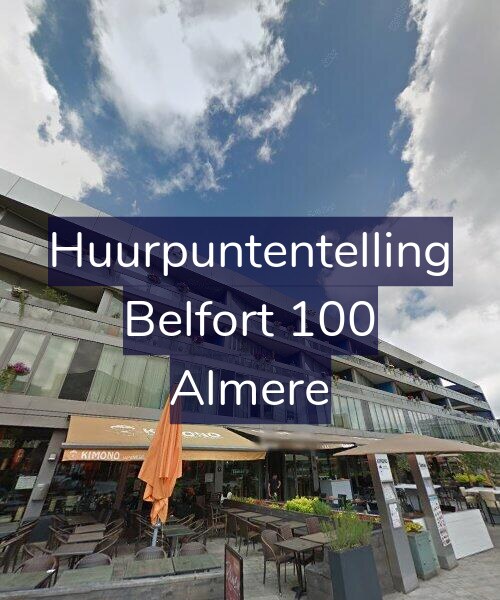 Foto gevel Huurpuntentelling voor Belfort 100, Almere