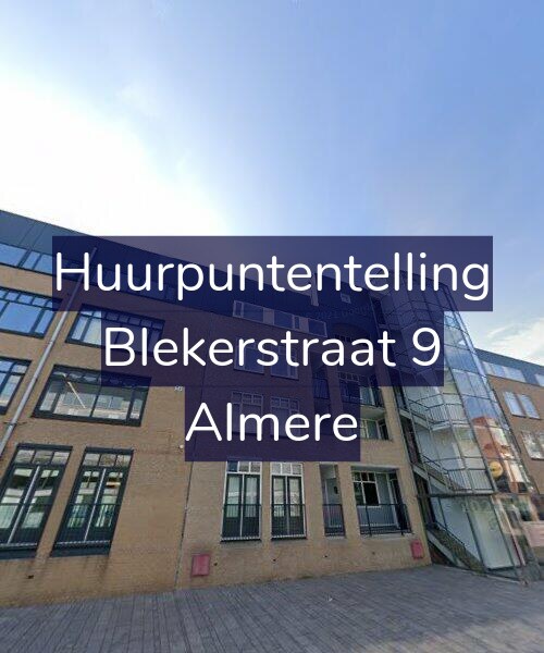 Foto gevel Huurpuntentelling voor Blekerstraat 9, Almere