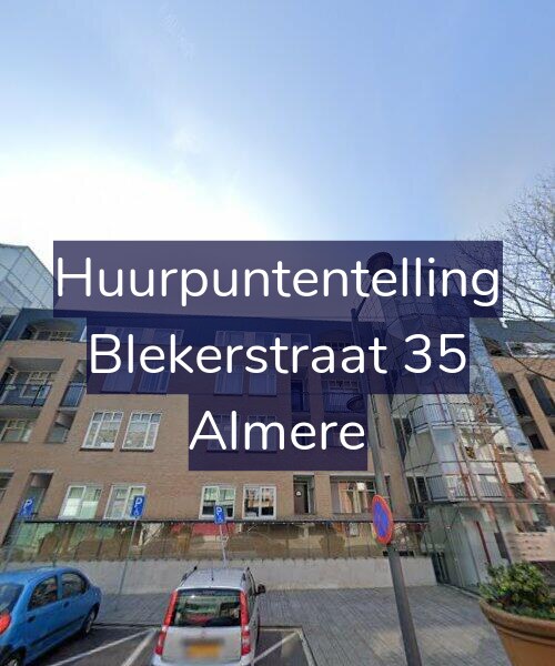 Foto gevel Huurpuntentelling voor Blekerstraat 35, Almere