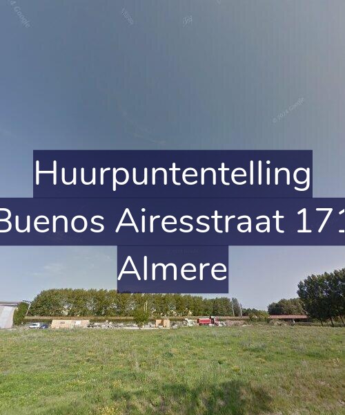Foto gevel Huurpuntentelling voor Buenos Airesstraat 171, Almere