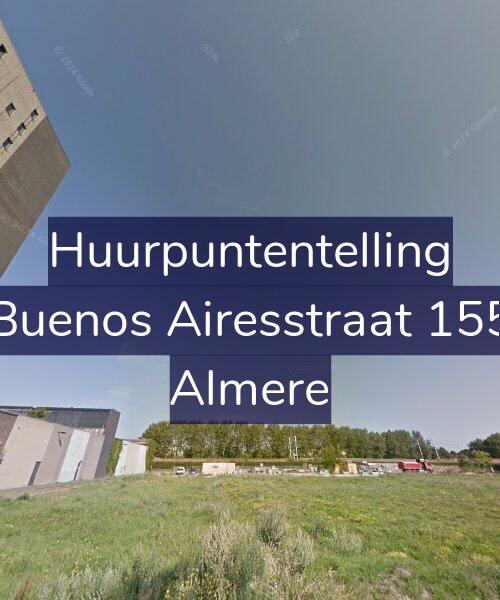 Foto gevel Huurpuntentelling voor Buenos Airesstraat 155, Almere