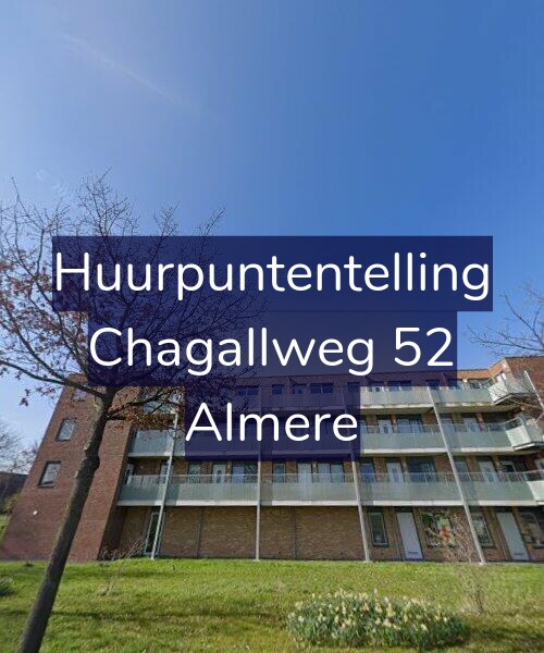Foto gevel Huurpuntentelling voor Chagallweg 52, Almere