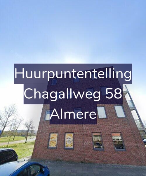 Foto gevel Huurpuntentelling voor Chagallweg 58, Almere