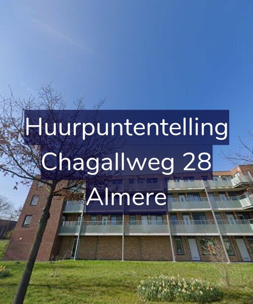 Foto gevel Huurpuntentelling voor Chagallweg 28, Almere