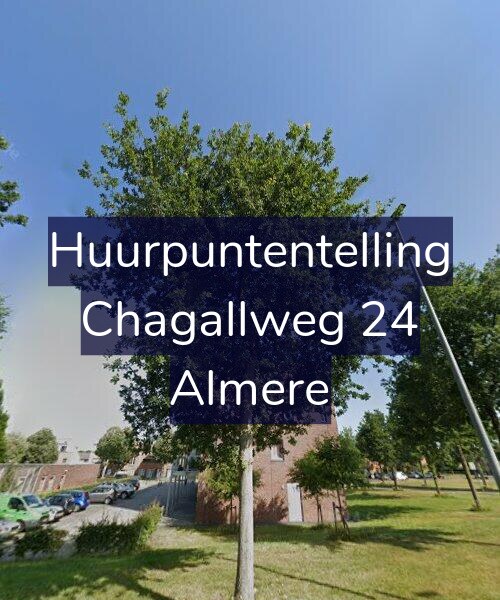 Foto gevel Huurpuntentelling voor Chagallweg 24, Almere