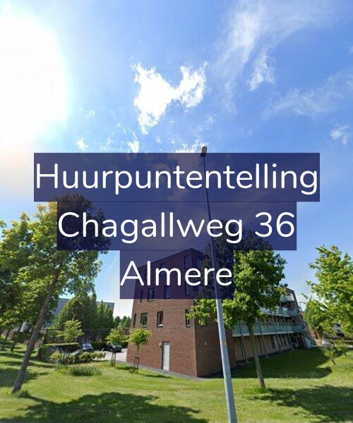 Foto gevel Huurpuntentelling voor Chagallweg 36, Almere