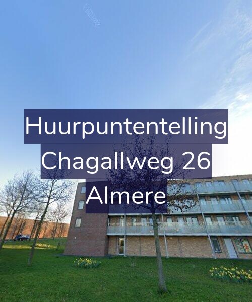 Foto gevel Huurpuntentelling voor Chagallweg 26, Almere