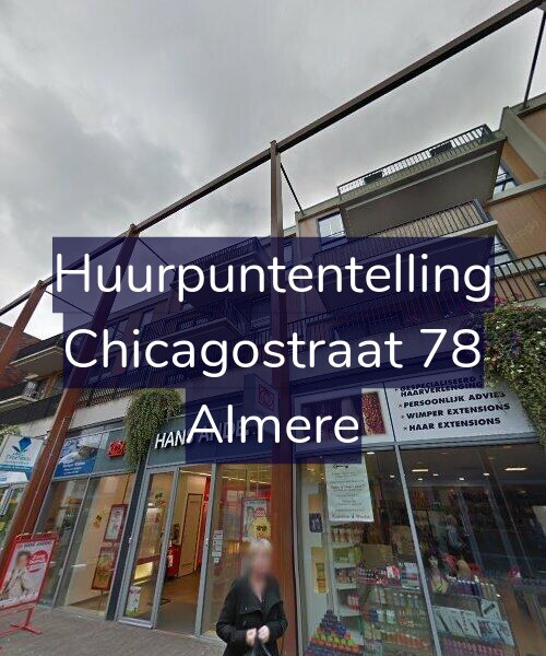 Foto gevel Huurpuntentelling voor Chicagostraat 78, Almere